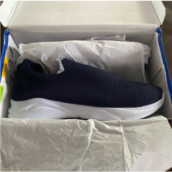 Topstatic Women's Navy Blue Slip on Comfort Sneakers Size 7 NEW - Picture 1 of 6